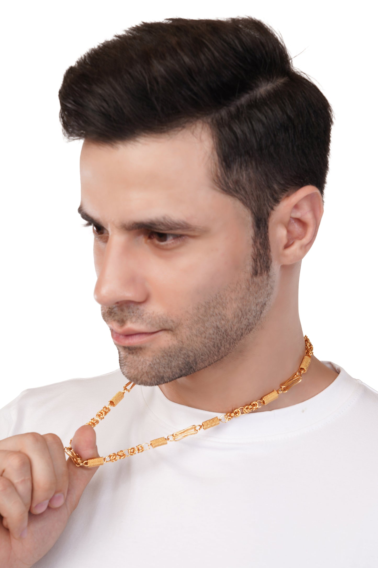 024 1Gm Gold Plated Chain for Men and Boys