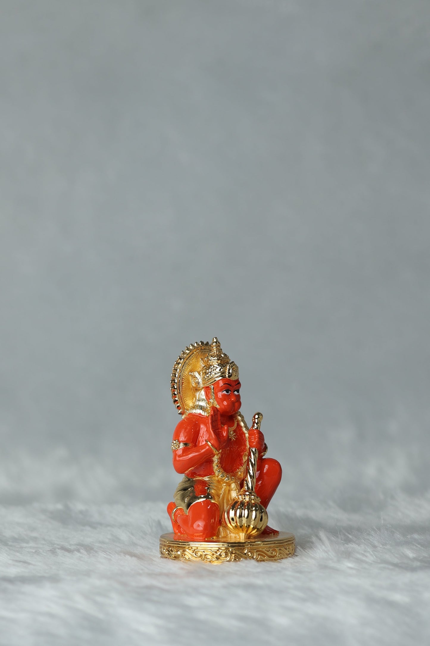 Gold Plated Ashirvad Hanuman