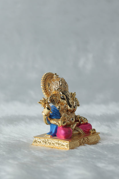 Gold Plated Ganpati ji